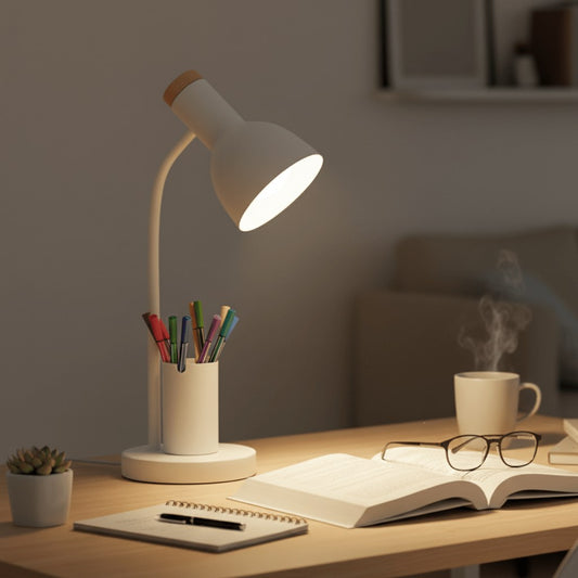 LED Desk Lamp with Pen Holder