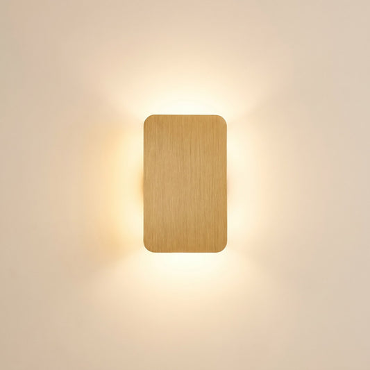 LED Wall Sconce, Up Down Flat Panel Wall Light in Aluminium 1