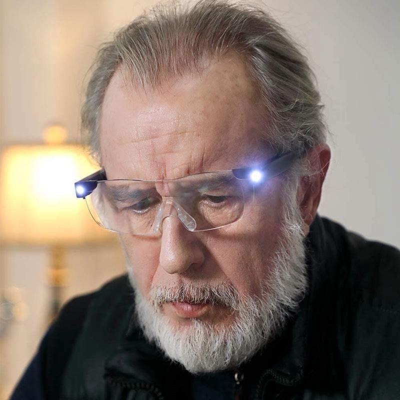 Light Glasses Reading Glasses with LED Lights, Rechargeable 2
