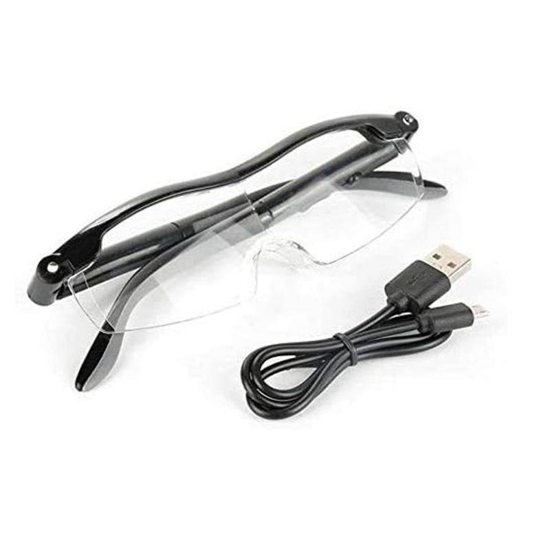 Light Glasses Reading Glasses with LED Lights, Rechargeable 3