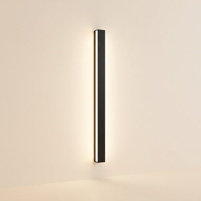 Outdoor Wall Light, Black Linear LED Strip Light, IP65 1