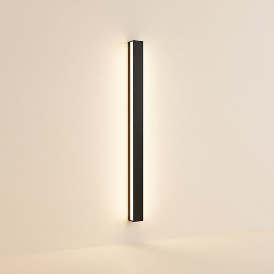 Outdoor Wall Light, Black Linear LED Strip Light, IP65 1