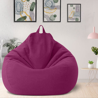 Bean Bag Chair Cover in Linen, Filling Not Included 7