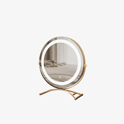 Make Up Mirror, Lighted Rotating Mirror with Touch Control photo 2
