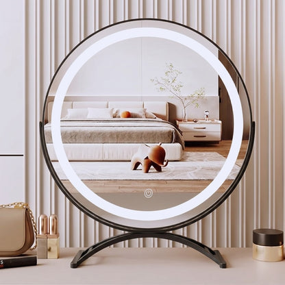 Make Up Mirror, Lighted Rotating Mirror with Touch Control photo 6