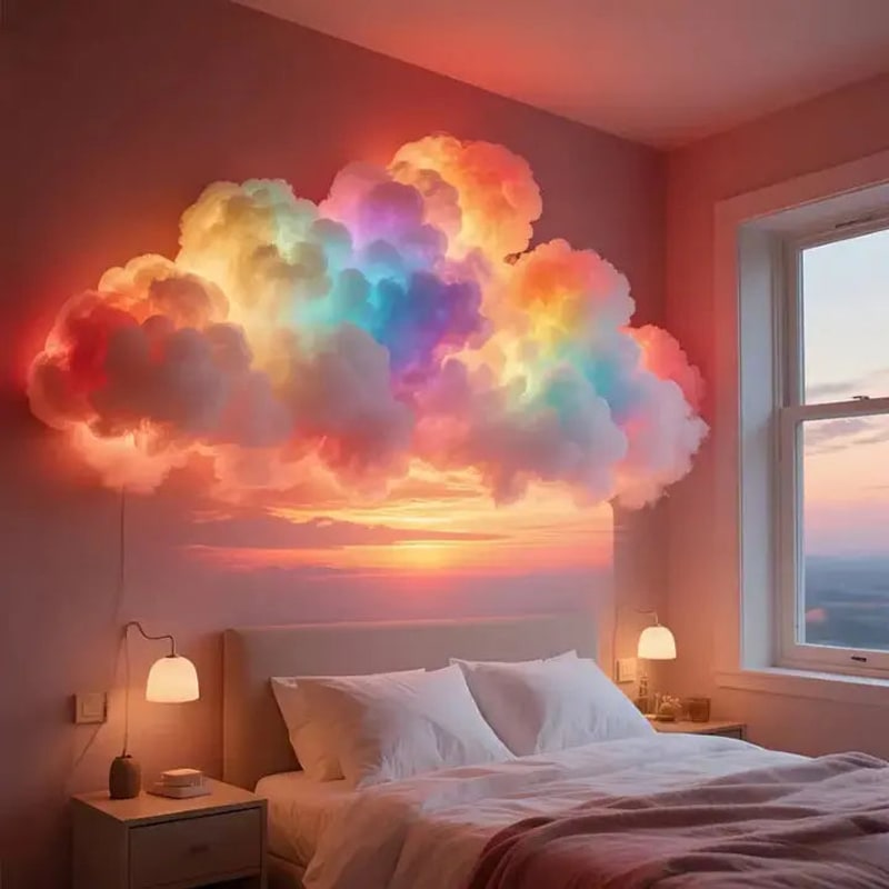 Mood Lamp, Cloud Shaped LED Light with App Control photo 1