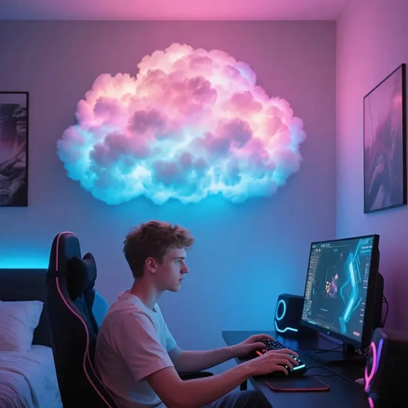 Mood Lamp, Cloud Shaped LED Light with App Control photo 2