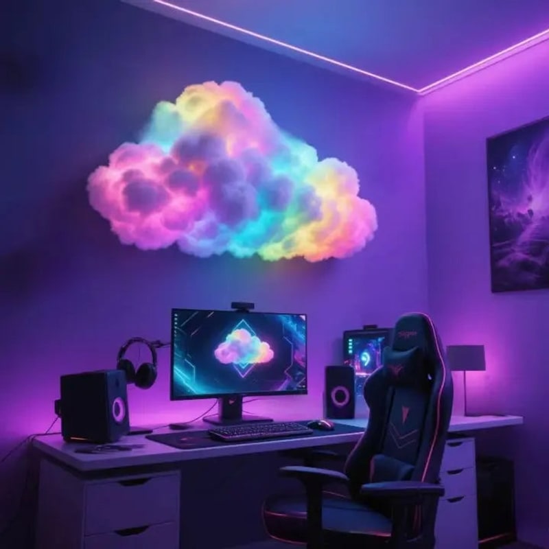 Mood Lamp, Cloud Shaped LED Light with App Control photo 5