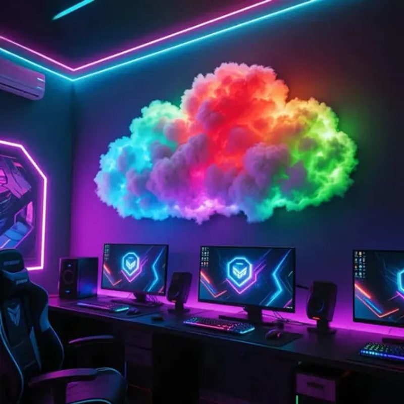 Mood Lamp, Cloud Shaped LED Light with App Control photo 6