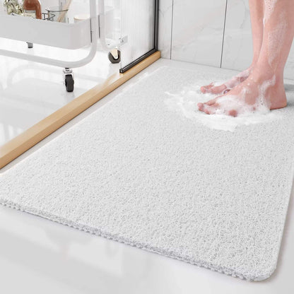 Shower Mat Non-Slip with Quick Drainage, Cut to Size 4
