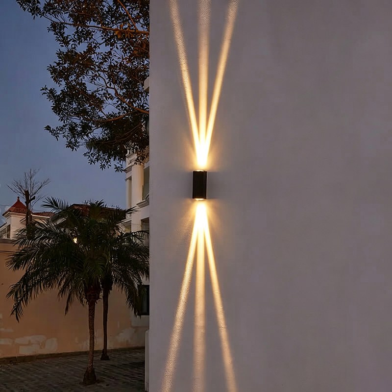Outdoor Wall Light, Rectangular Up Down LED Sconce, IP65 2