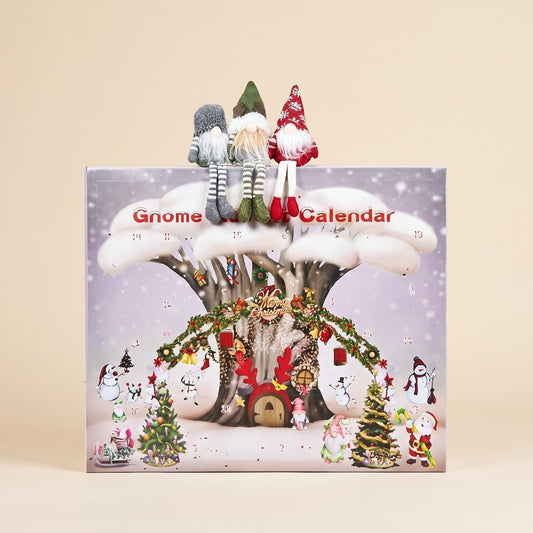 Gnome Advent Calendar 2026 with 24 Surprises, Plush Gnomes 1
