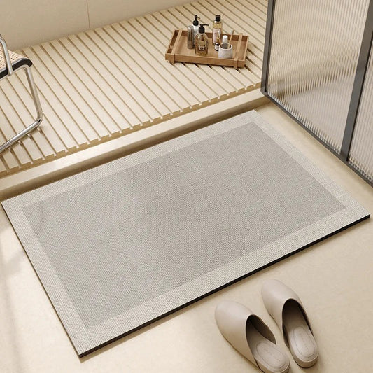 Bath Mat Quick Dry, Super Absorbent Non-Slip Bathroom Mat 2