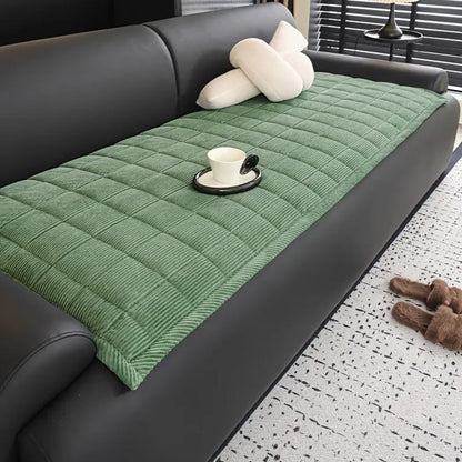 Quilted Couch Cover, Non-Slip Sofa Seat Protector Mat 4