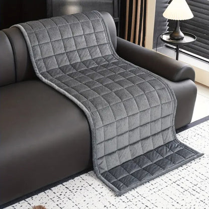 Quilted Couch Cover, Non-Slip Sofa Seat Protector Mat 8