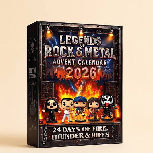 Rock Advent Calendar 2026 with 24 Mini Rock Legend Figures 1