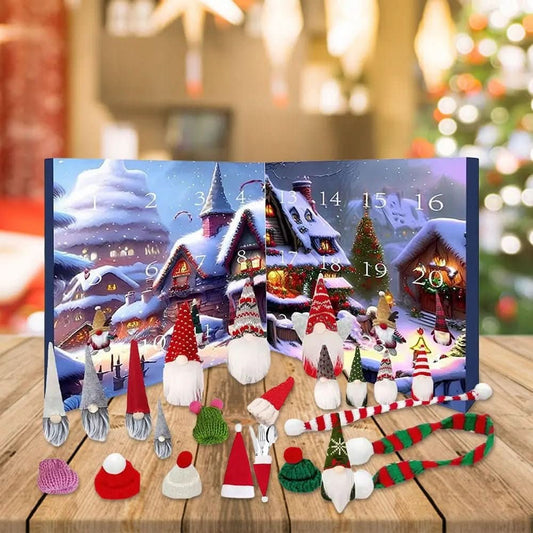 Gnome Advent Calendar 2026 with 24 Felt Gnome Figures 2
