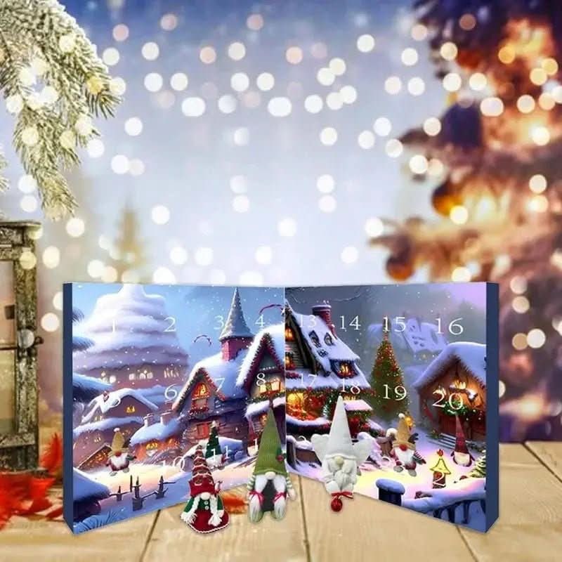 Gnome Advent Calendar 2026 with 24 Felt Gnome Figures 3
