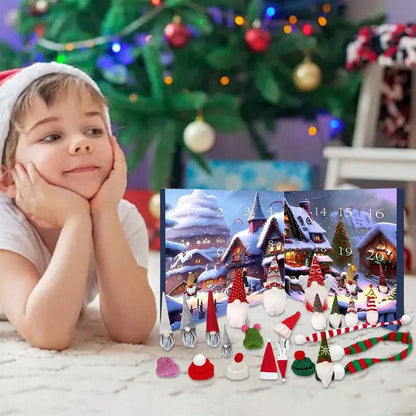 Gnome Advent Calendar 2026 with 24 Felt Gnome Figures 5