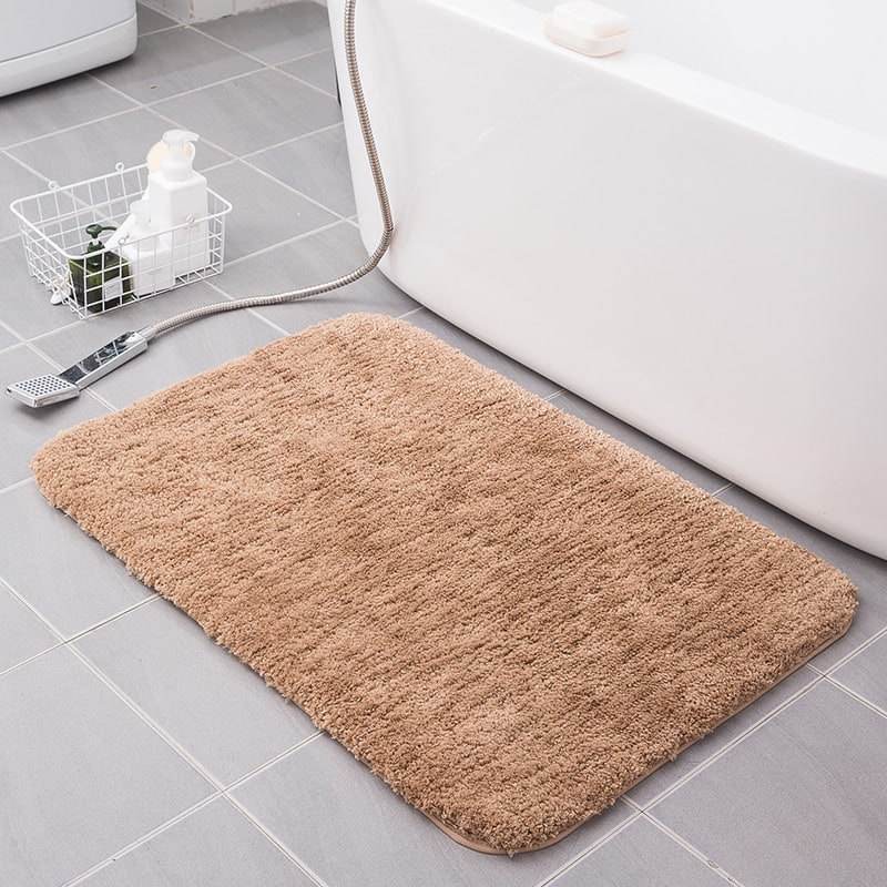 Shaggy Bath Mat, Plush Non-Slip Microfibre Bathroom Rug 3
