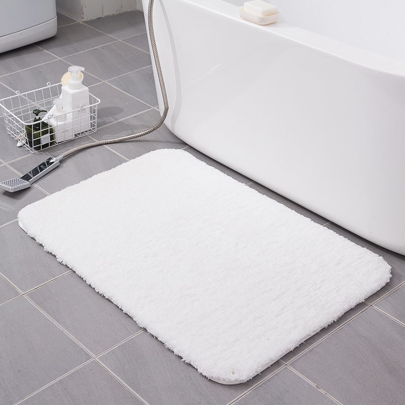 Shaggy Bath Mat, Plush Non-Slip Microfibre Bathroom Rug 4