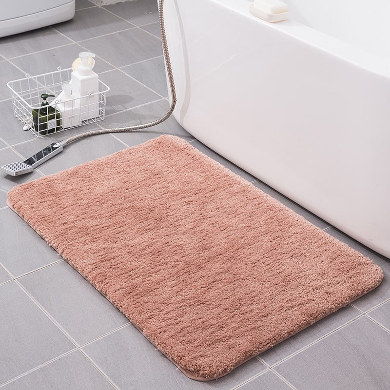 Shaggy Bath Mat, Plush Non-Slip Microfibre Bathroom Rug 8