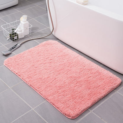 Shaggy Bath Mat, Plush Non-Slip Microfibre Bathroom Rug 9