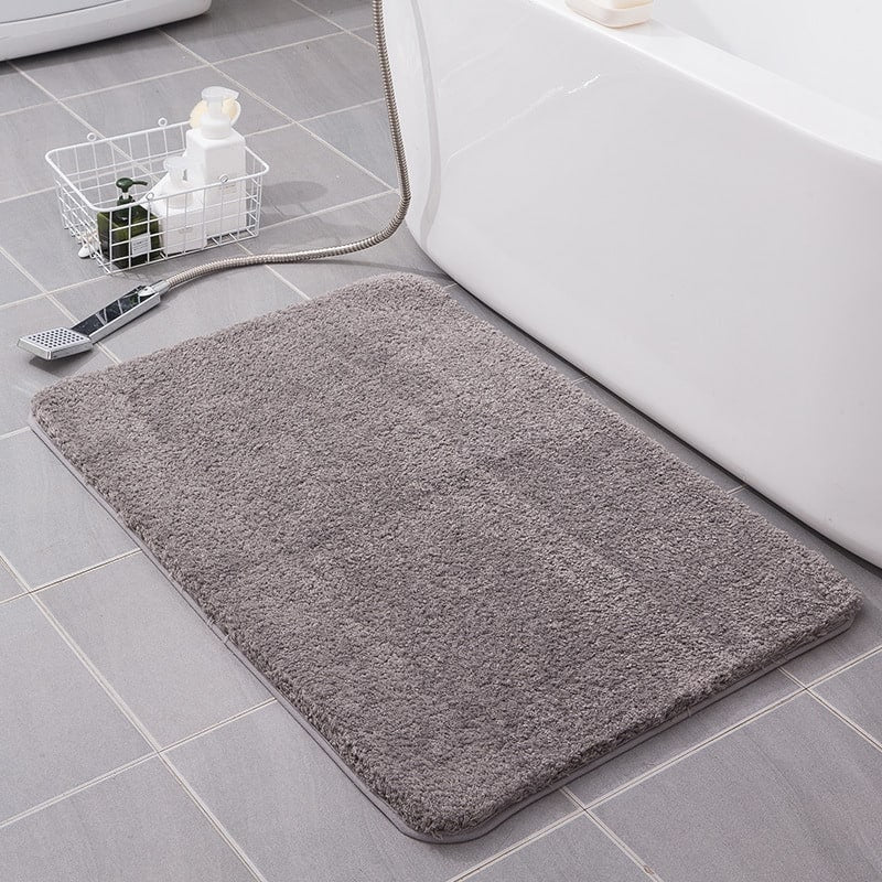 Shaggy Bath Mat, Plush Non-Slip Microfibre Bathroom Rug 2