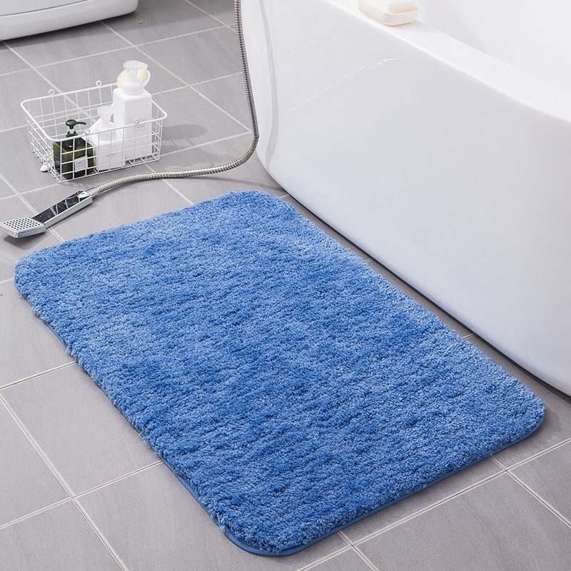 Shaggy Bath Mat, Plush Non-Slip Microfibre Bathroom Rug 7