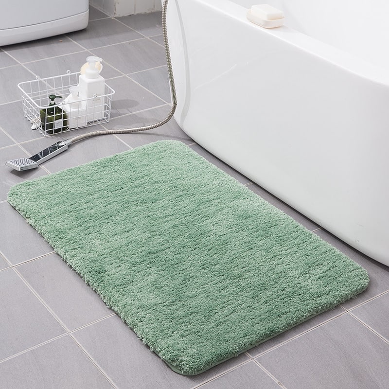 Shaggy Bath Mat, Plush Non-Slip Microfibre Bathroom Rug 5