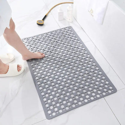 Non-Slip Shower Mat with Suction Cups and Drainage Holes 7