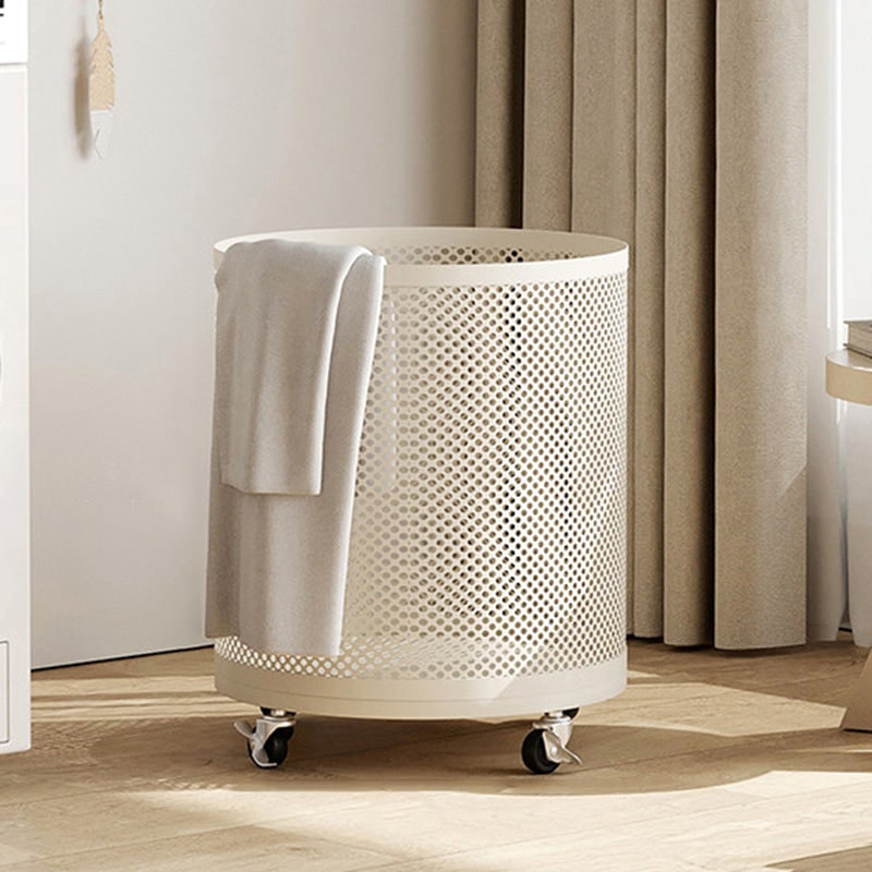 Storage Cabinet on Wheels, Metal Storage Basket and Hamper 3