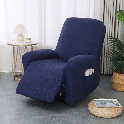 Recliner Chair Cover with Side Pocket, Stretch Slipcover 3