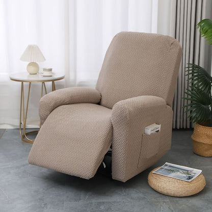Recliner Chair Cover with Side Pocket, Stretch Slipcover 10