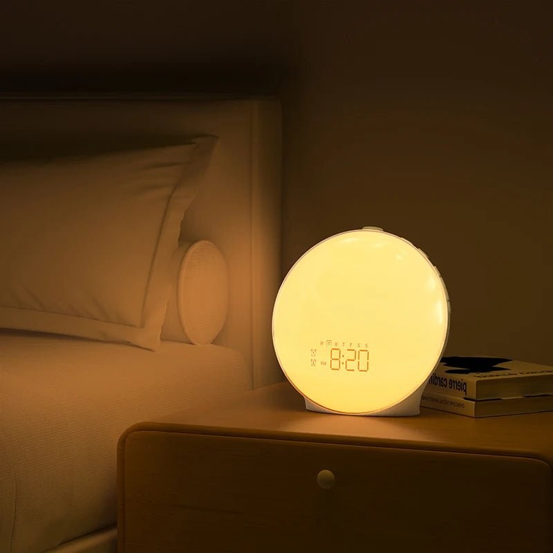 Wake Up Light Alarm Clock with Sunrise Simulation, FM Radio 4