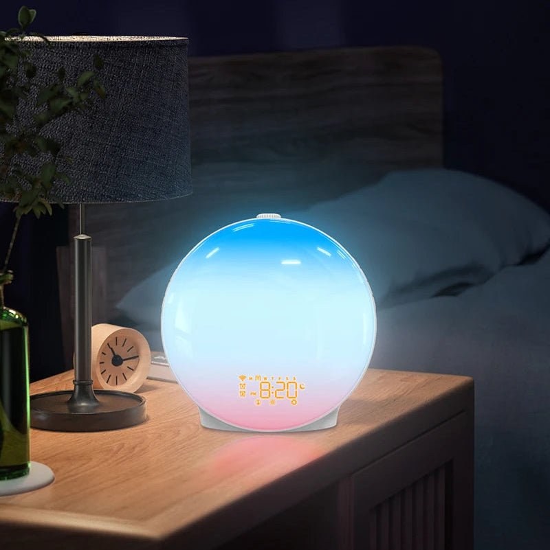 Wake Up Light Alarm Clock with Sunrise Simulation, FM Radio 7