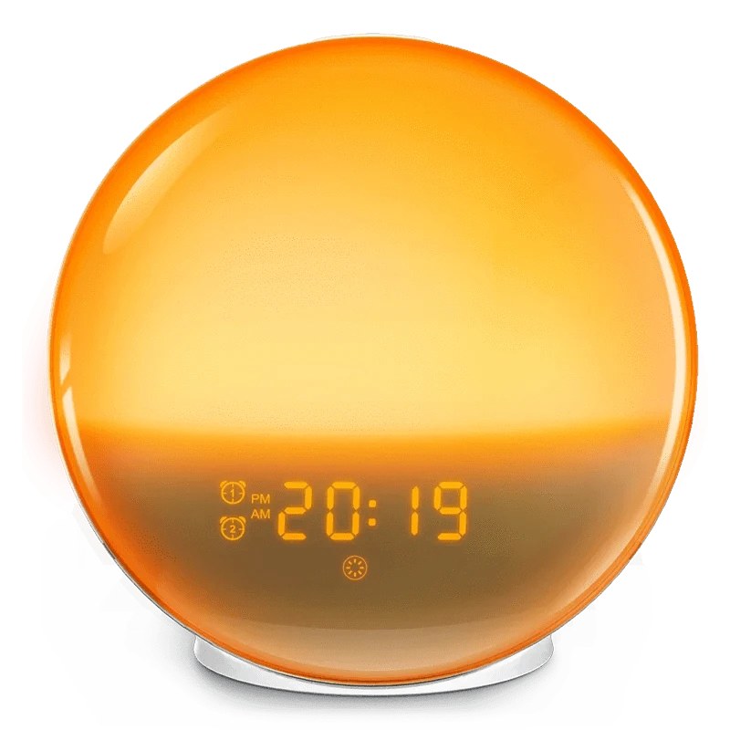 Wake Up Light Alarm Clock with Sunrise Simulation, FM Radio 9