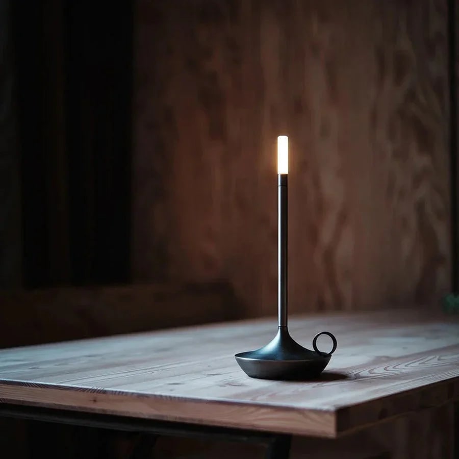 Table Lamp, Cordless Rechargeable LED Candle Style Lamp photo 1