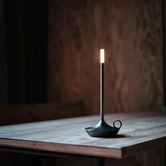 Table Lamp, Cordless Rechargeable LED Candle Style Lamp photo 1