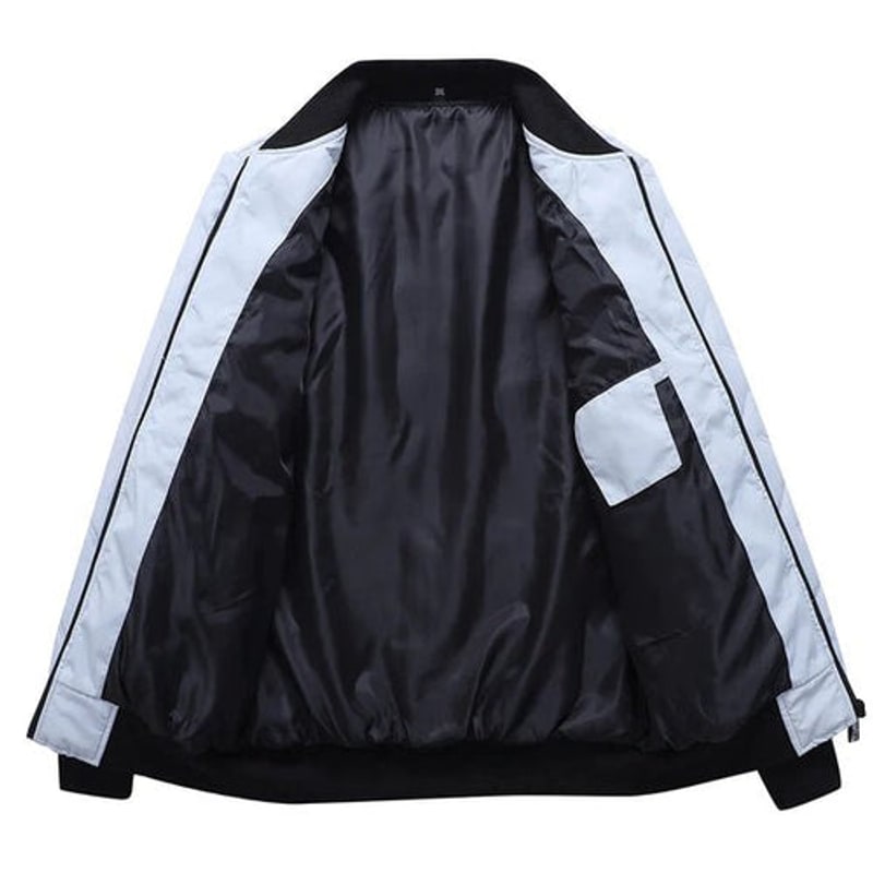 Open jacket showing the smooth lining