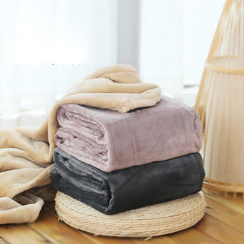 USB Heated Blanket, Plush Fleece Throw with 3 Heat Settings 2