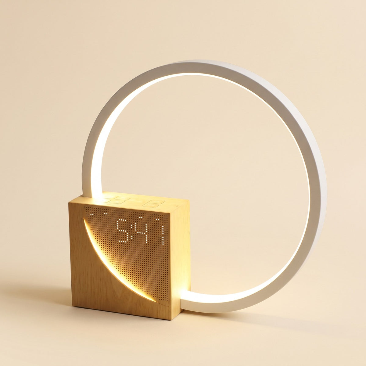 Wake Up Light Bedside Table Lamp with Alarm Clock, Sounds 1