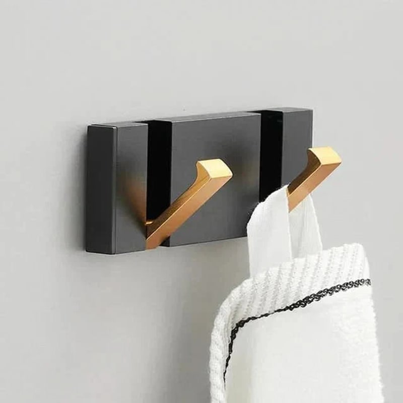 Wall Hook Rack, Foldable Aluminum Hooks for Entryway 1