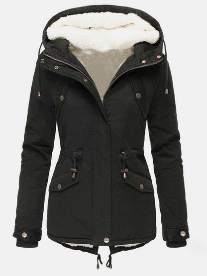 Waterproof Winter Jacket for Women, Warm Hooded Parka 1