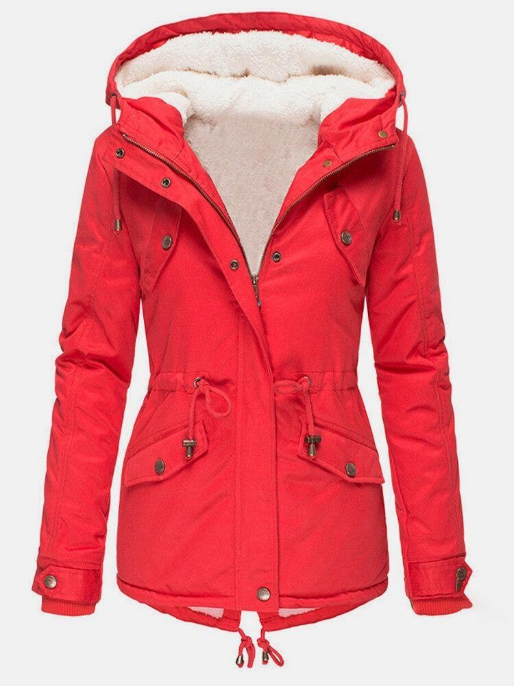 Waterproof Winter Jacket for Women, Warm Hooded Parka 3