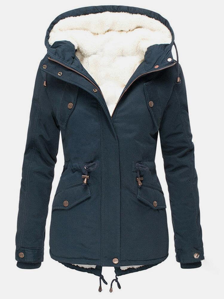 Waterproof Winter Jacket for Women, Warm Hooded Parka 5