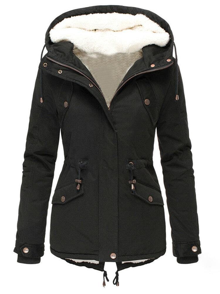 Waterproof Winter Jacket for Women, Warm Hooded Parka 6