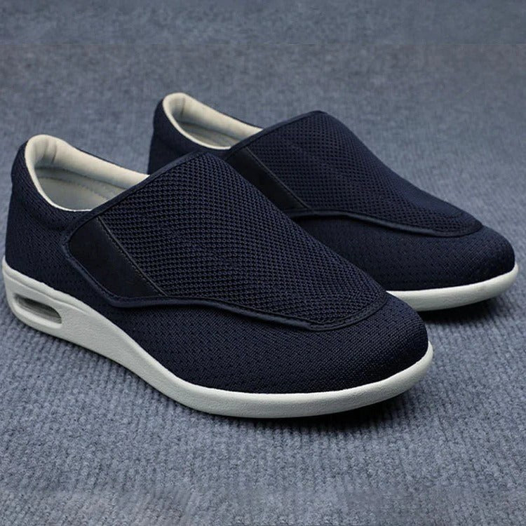 Wide Fit Comfort Shoes for Women in dark blue