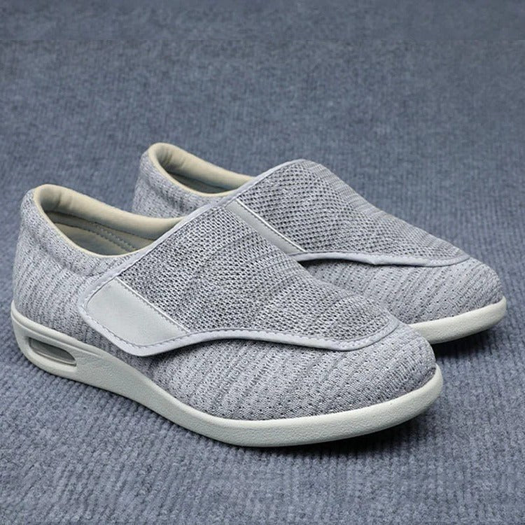 Wide Fit Comfort Shoes for Women in light gray