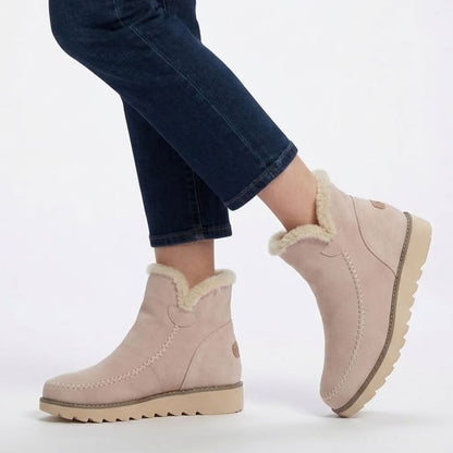 Winter Boots for Women, Warm Lined Slip-On Ankle Boots 2